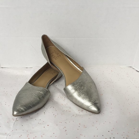 naturalizer tamara flat silver